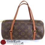 ルイヴィトン　LOUIS VUITTON　モノグラム　旧型パピヨン　ハンドバッグ